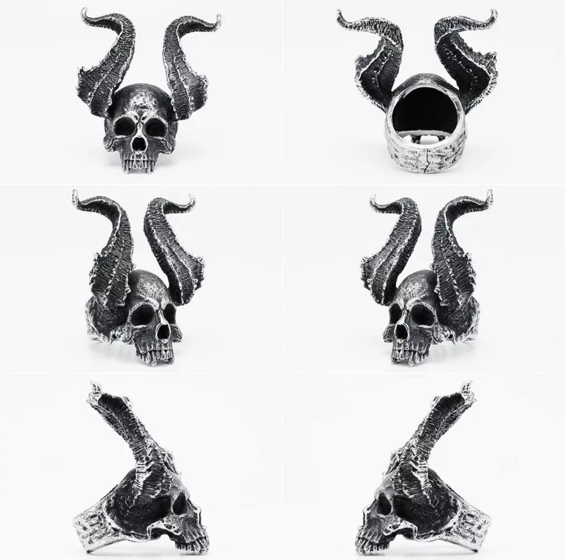 Skull Demon Long Horn