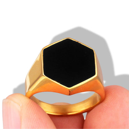 Black onyx Signet