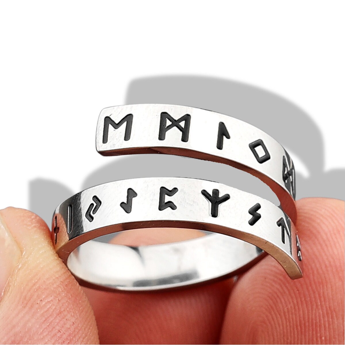 Viking Runes Spiral