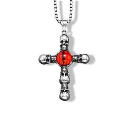 Skull Cross Red Eye