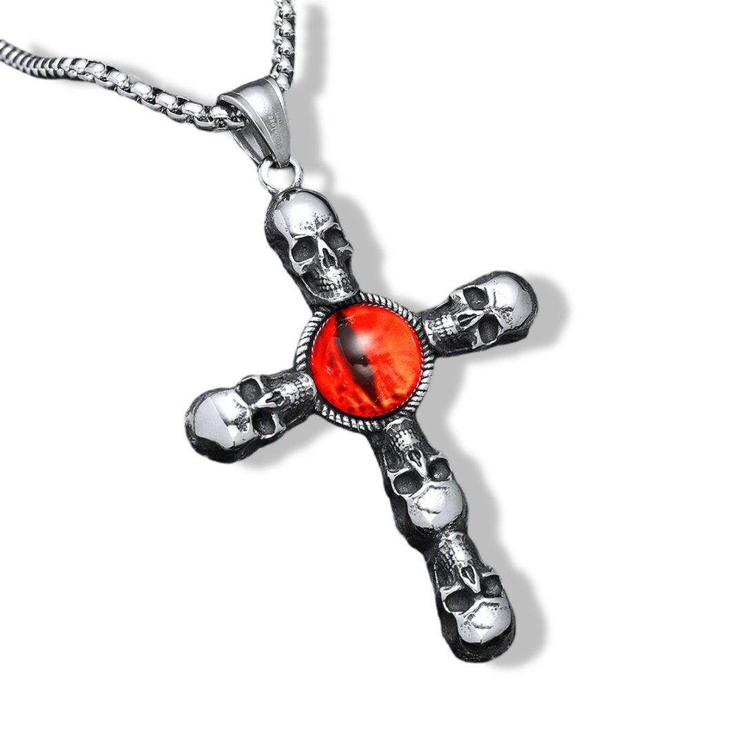 Skull Cross Red Eye