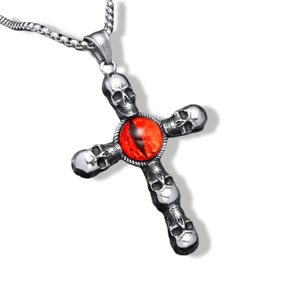 Skull Cross Red Eye