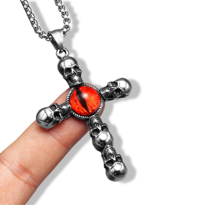 Skull Cross Red Eye