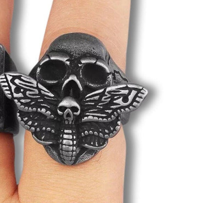 Black Butterfly Skull