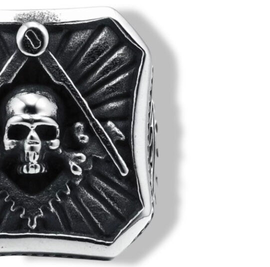 Masonic Skull Vintage Signet