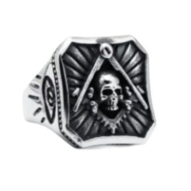 Masonic Skull Vintage Signet